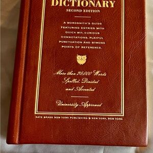Kate Spade Brown Modern English Dictionary